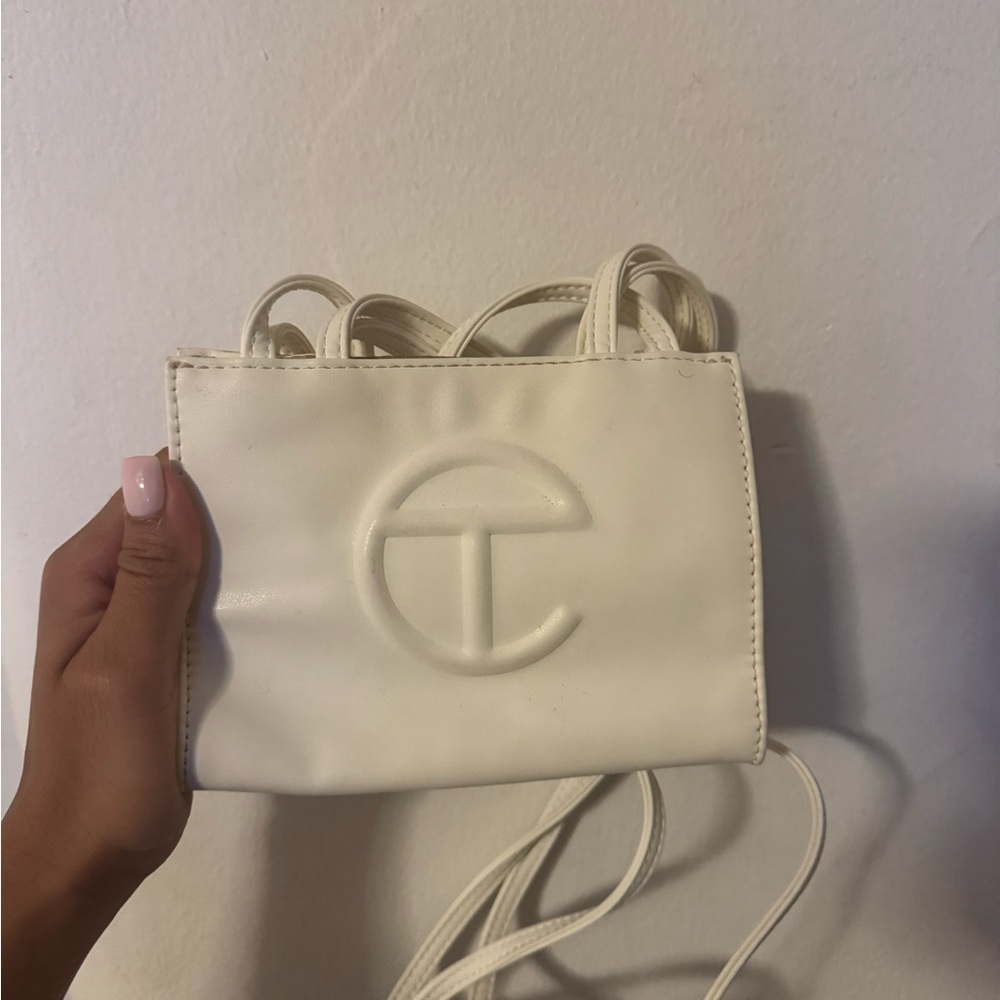 Telfar Cream Mini Bag